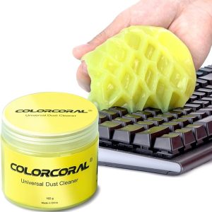Cleaning Gel Universal Dust Cleaner for PC Keyboard Car Detailing Office Electronics Laptop Dusting Kit Computer Dust Remover, Computer Gaming Car Accessories, Gift for Men Women 160g