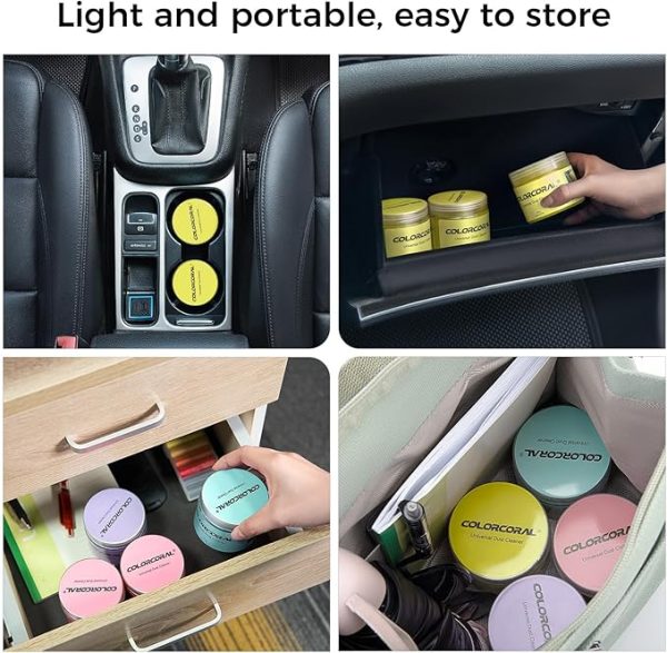 Cleaning Gel Universal Dust Cleaner for PC Keyboard Car Detailing Office Electronics Laptop Dusting Kit Computer Dust Remover, Computer Gaming Car Accessories, Gift for Men Women 160g