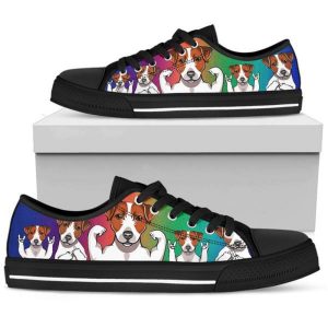 Jack Russell, Women’s Sneakers, Customized Converse, Sneaker Shoes, Sporty, Summer Shoes, Fashion Sneakers, Casual Womens Shoes,Tie Sneakers