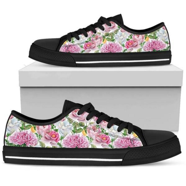 Floral Sneakers, Women’s Sneakers, Customized Low Top, Sneaker Shoes, Sporty, Summer Shoes, Fashion Sneakers, Casual Womens Shoes, Footwear