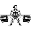 Rerack Your D*mn Weights Men Funny Gym Shirt Triblend Workout Casual