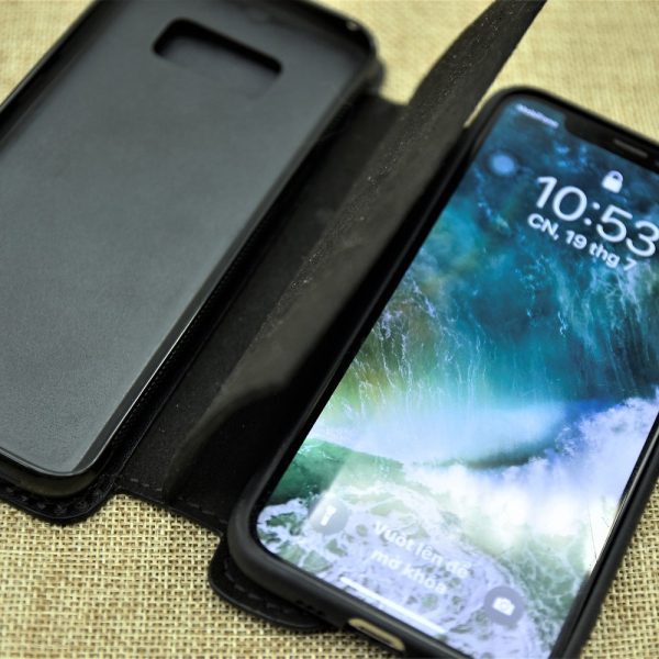 Leather Dual Phone Case, Leather Double phone Case, Case Holds Two Phones, 2 Ip, 2 SS Phone Case