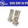Phone Holder Laser Cut File l Glowforge Phone Stand l Cell Phone Stand DXF SVG l Glowforge Stand File l Phone Stand laser cut file