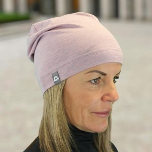 Summer beanie super light several colors cotton blend melange skin-friendly women pollutant-free leisure sports chemo handmade