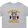 Fitness? More Like Fitness Whole Cookie In My Mouth Unisex Jersey Short Sleeve Tee | Funny Workout Shirt | Bulking Season | Gym Shirt