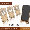 Phone Holder dxf.phone stand svg,Laser Cut Files. Glowforge files.phone holder wooden SVG. Box svg,file for cut cnc laser,ready to cutting