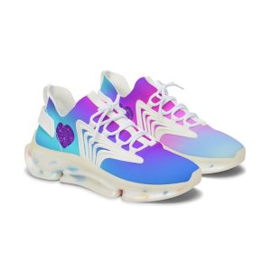 Women’s Mesh Sneakers, Men’s Mesh Sneakers Custom Print on Demand, Personal Design Athletic Footwear, Unique Customized Shoes, Gift for her