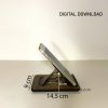Phone Stand SVG, Laser Cut Files, Zodiac Sign Phone Stand, Glowforge File, CNC Pattern, Phone Holder DXF Cdr