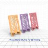 Nodic Style Cement Mobile Phone Holder Mold Concrete Mold Office Desktop Pen Insert Storage Box Custom Silicone Mold Jesmonite silicone mold