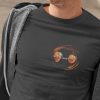 Black T-shirt man boy’s boy t-shirt fashion boy sport style man gym fitness s size made in Italy new generation fitness club sport body beac