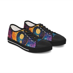 Sneakers, Mystical Harmony Women’s Mesh Shoes for Good Vibes, Breathable and Durable, Casual Stylish Footwear