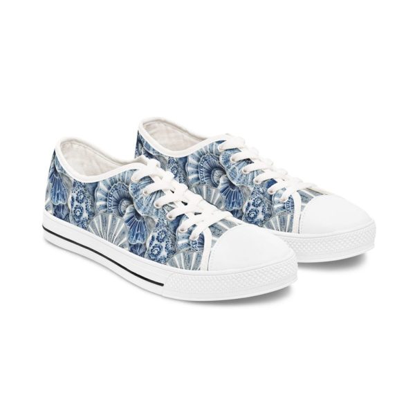 Sea Women’s Sneakers: Stylish Low Top Shoes, Beach-Inspired Summer Footwear for Ocean Lovers