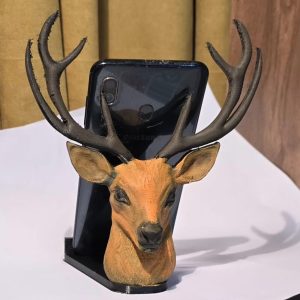Deer-Inspired 3D Printed Phone Stand – Unique and Stylish STL File