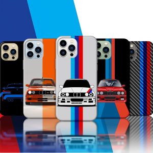 M Power Sport Phone Case – Sport Design Compatible with iPhone & Samsung, Stylish Protective Cover for bmw Lovers