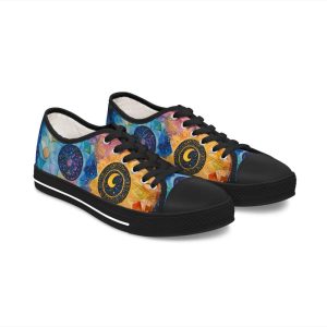 Sneakers, Mystical Harmony Women’s Mesh Shoes for Good Vibes, Breathable and Durable, Casual Stylish Footwear