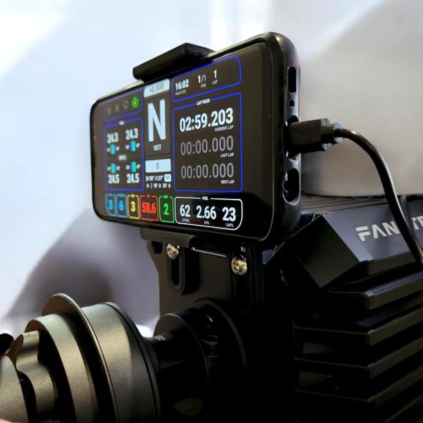 Fanatec CSL DD Phone Mount for Sim Racing DDU | Simhub | Dash Display | Phone Holder