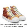 High Top Sneakers, Summer Vibes Women’s Shoes, Beach Sneaker, Vacation Sneaker, Casual Sneakers, Trendy Footwear