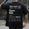 Never Skip Rest Day | Sleeping American Bald Eagle | Fitness Body Building | Gym Work Out Gift | T-Shirt | Tank Top | Sweatshirt | Hoodie
