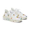 Colorful Pride Women’s Mesh Sneakers – Rainbow Heart Athletic Shoes, Fitness Footwear, Casual Sneakers, LGBTQ+ Style