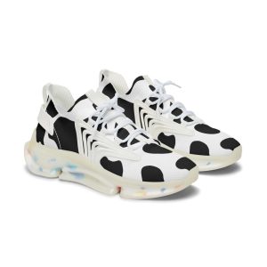 Women’s Cow Print Mesh Sneakers