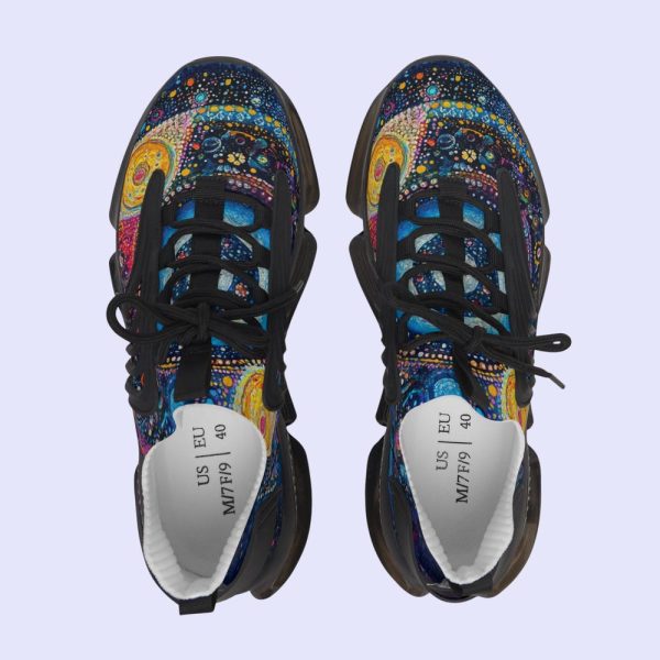 Sneakers, Mystical Harmony Women’s Mesh Shoes for Good Vibes, Breathable Memory Foam, Casual Athletic Footwear, Yoga Shoes, Comfortable
