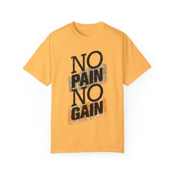 No Pain No Gain Motivational Gym Shirt, Fitness Workout Tee For Men And Women, Funny Gym Quote T Shirt, Gift For Athlete Or Coach