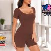 Stylish Open-Back Full-Length Sports Jumpsuit Gift for her