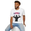 T-Shirt white man Gym Motivation Unisex Softstyle, Fitness Wear woman Workout Tee Gift for Gym Lovers Exercise Apparel Strength Training Top