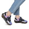 Colorful Casual Women’s Sneakers – Beach Beauty AI Design Asymmetric Shoes for Women, Summer Sneakers, Trendy Women Shoes, Fun Sneakers,